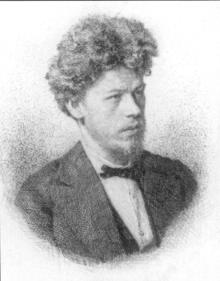 V.M. Maksimov. Engraving of the late 19th cent.