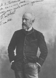 P.I. Tchaikovsky. Photograph of the 1880s