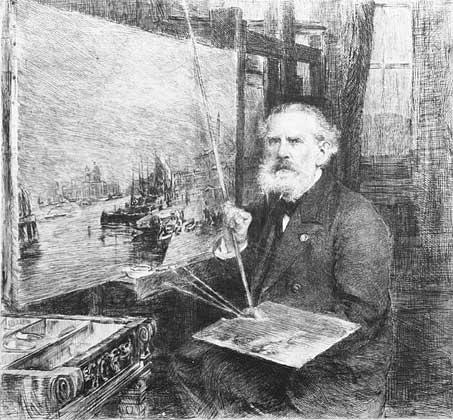 А.П. Боголюбов. Портрет работы В.В.Мате. 1890-е