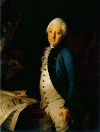 Y.M. Felten.  Portrait painted by K.L. Khristineka. 1786