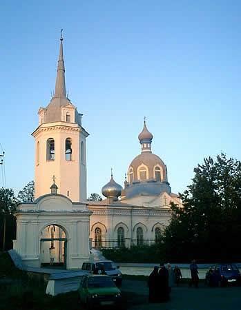 The Cathedral of the Nativity of the Mother of God in Novaya Ladoga Town