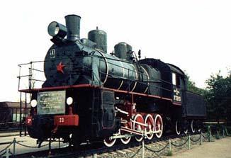 Паровоз ЭМ-728-23. Такие паровозы водили поезда по Дороге победы.