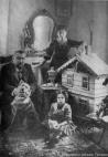 A.I. Kuprin with his family. Gatchina. Photograph of 1913