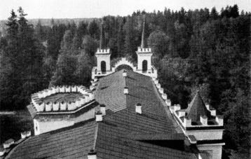 Островки. Вид с башни дворца. Фото 1910-х