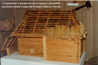 Экспозиция Ижорского народного музея. Макет риги