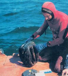 Подводные археологические работы в Выборгском заливе