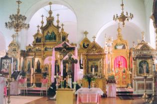The Porechsky Monastery  of the Intercession. Interior of the Curch of the Itercession of the Mother of God