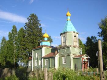 Село Алёховщина. Церковь Михаила Архангела