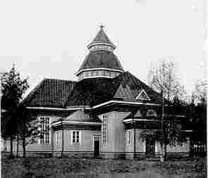 Поселок Запорожское (до 1948 деревня Метсяпиртти). Лютеранская церковь. Фото до 1941