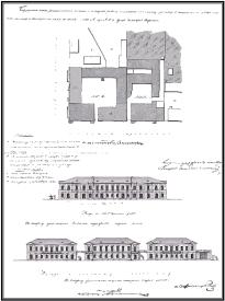 A.M. Baykov. The design of houses of the merchant Vargon in Gatchina