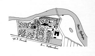 Batovo country estate. Plan. 1915