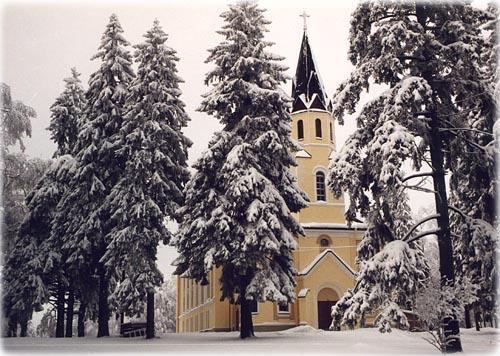 Лютеранская церковь Святых Апостолов Петра и Павла в поселке Токсово