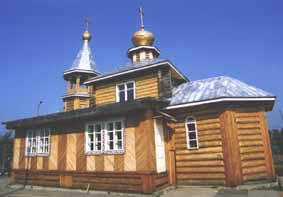 The urban village of Fornosovo. The Church of the Vladimir  Icon of the Mother of God  in the penal colony No.4