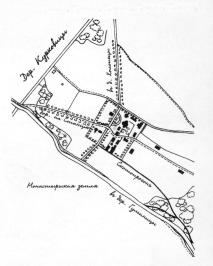 Kurkovitsy country estate. Plan (1895)