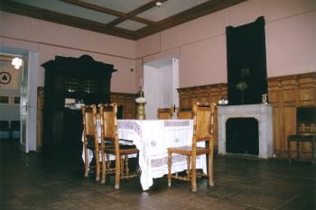 The Izvara country estate. Dining room of the mansion