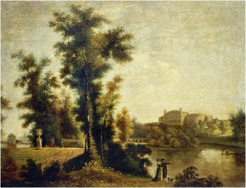 С.Ф.Щедрин. Вид на Гатчинский дворец с Длинного острова. 1796