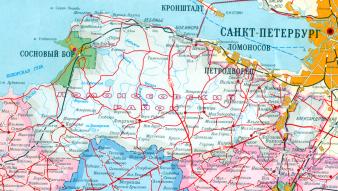 Ломоносовский район. Карта-схема